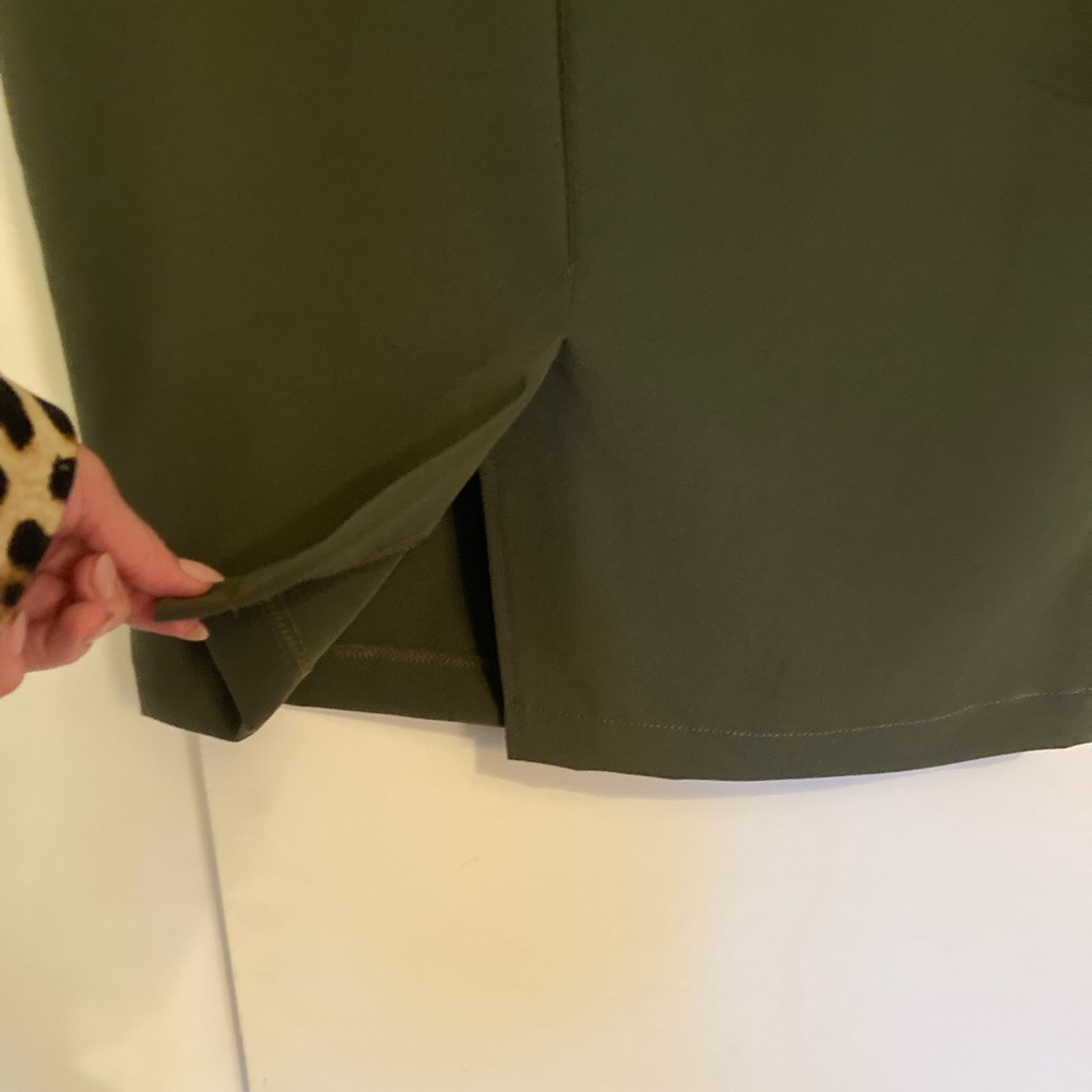 NWT Bettie Page Pencil Skirt. Olive Green. - Picture 7 of 13